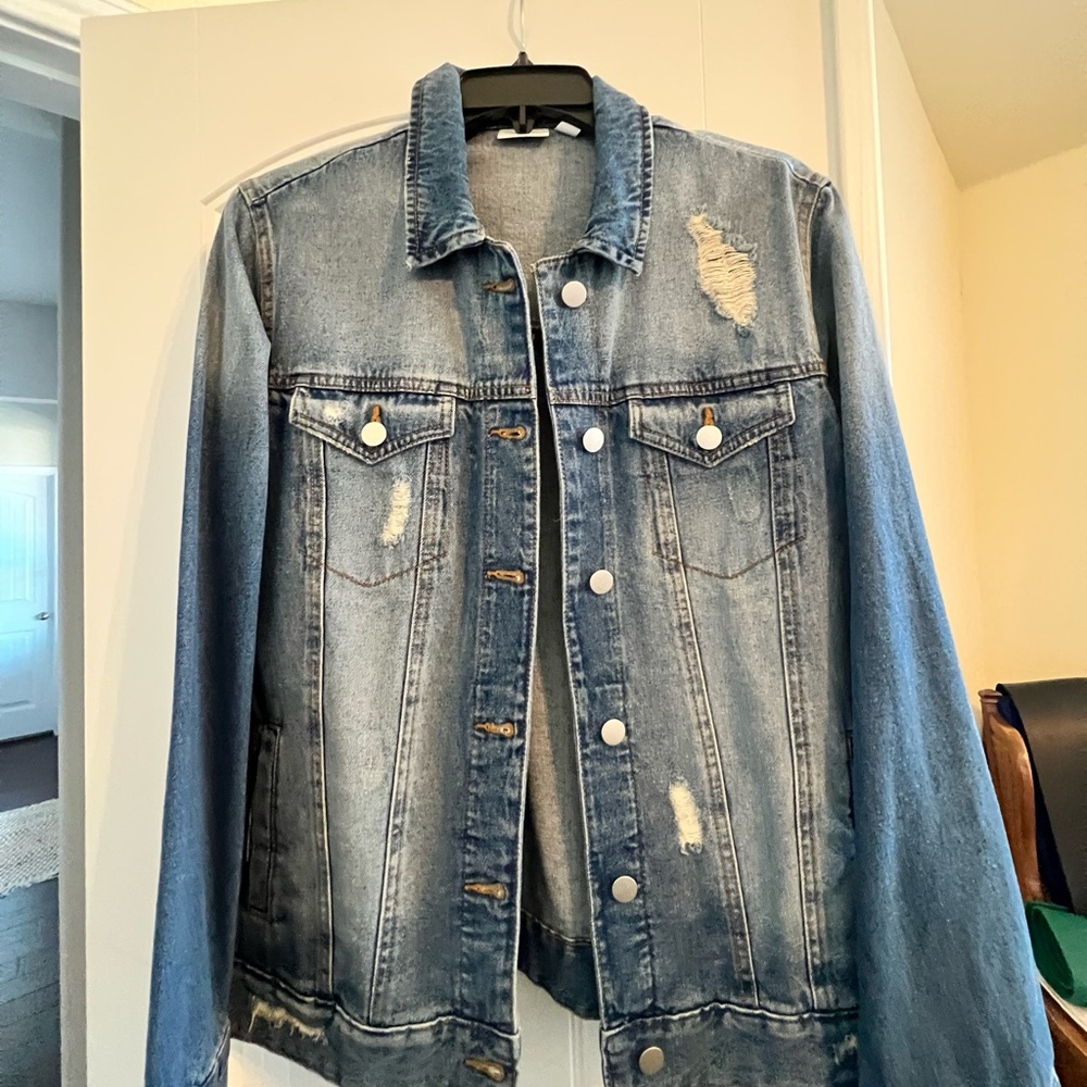 BP Nordstrom oversized jean jacket